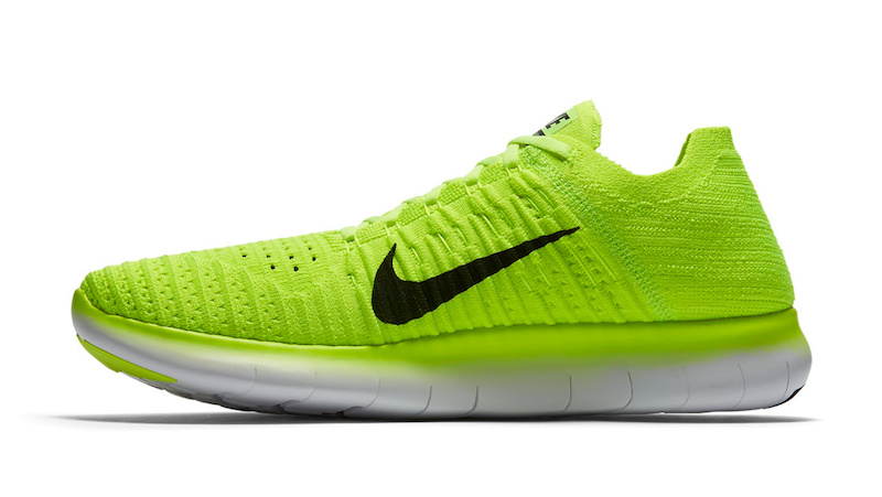 Nike Free RN Flyknit Medal Stand Volt 2016 Olympics