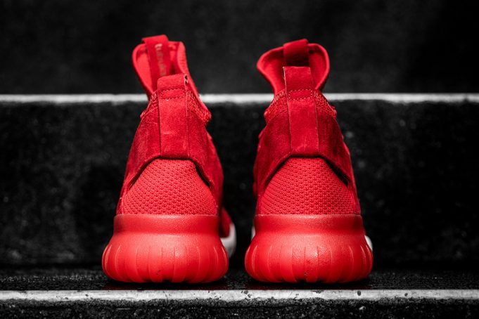 tubular x primeknit shoes red