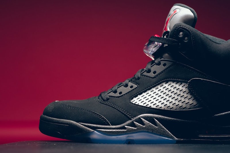 Nike Air Jordan 5 OG Black Metallic Silver 2016 - Sneaker Bar Detroit