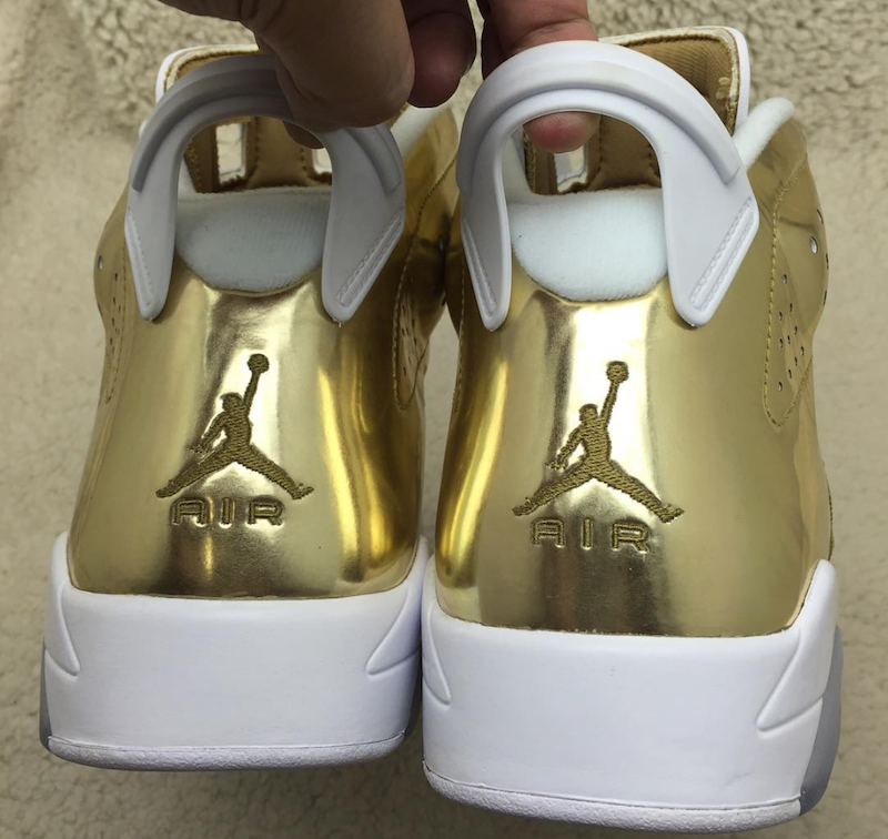 Gold Air Jordan 6 2016
