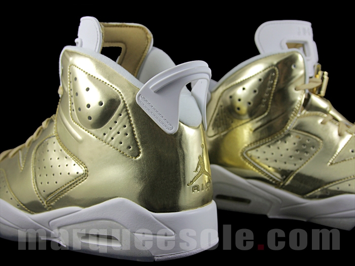 Gold Air Jordan 6 Pinnacle