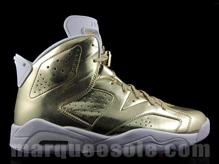 Gold Air Jordan 6 Pinnacle
