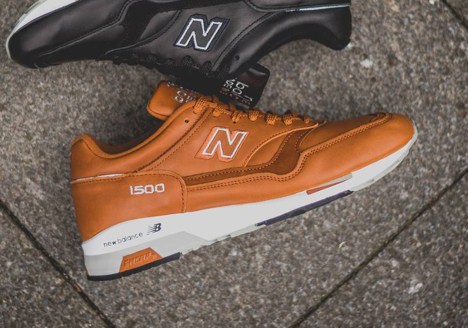 new balance 1500 leather and nubuck sneakers