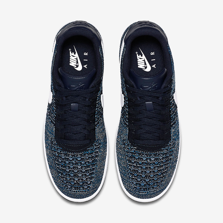 Nike Air Force 1 Flyknit Navy