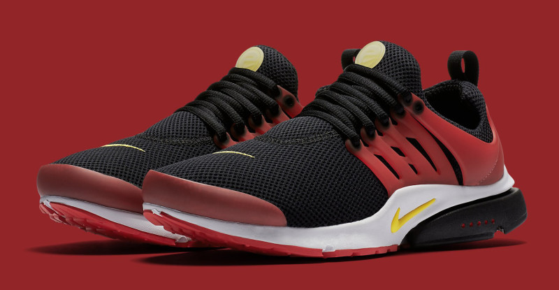 nike presto black and red