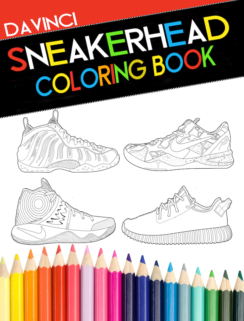 Sneakerhead Coloring Book