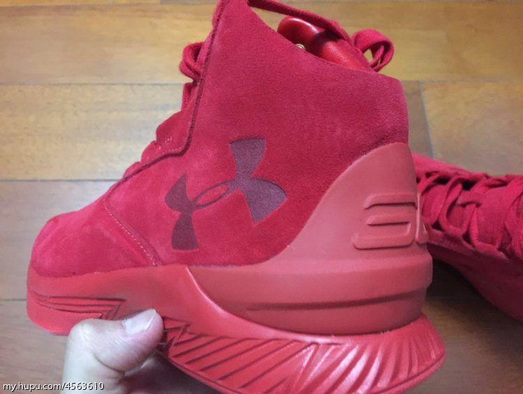 Under Armour Curry Lux Red Suede