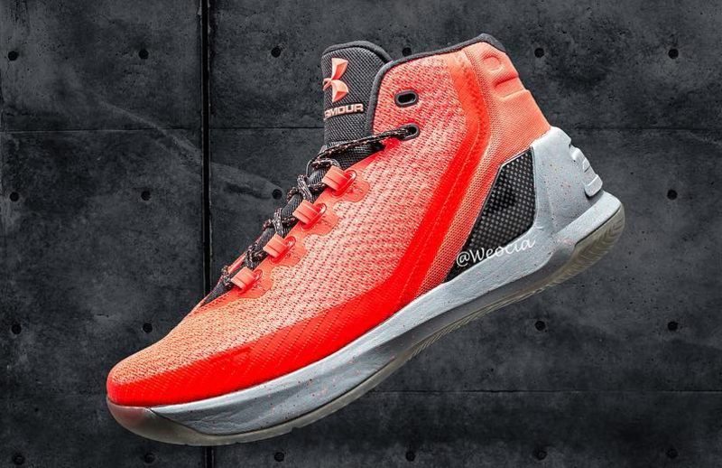 Under Armour Curry 3 Red Black Grey