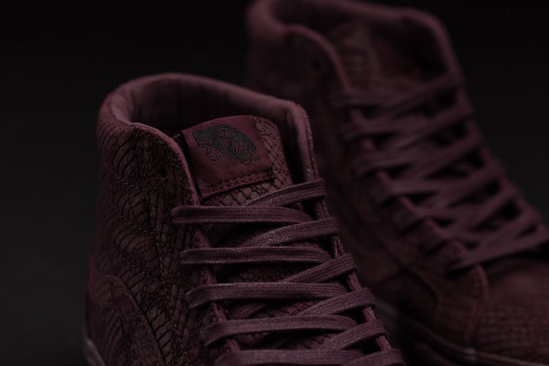 Vans Reptile Sk8-Hi Reissue DX Burgundy