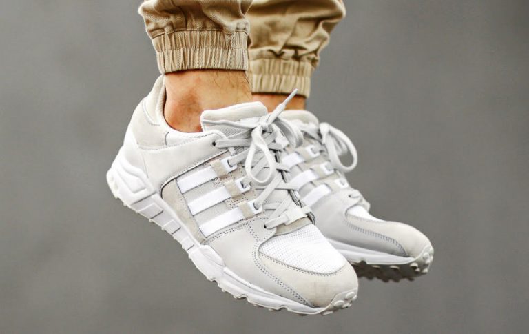 adidas eqt running support vintage white