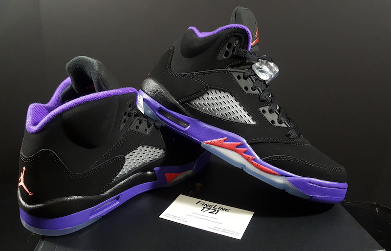 Air Jordan 5 Raptors Fierce Purple