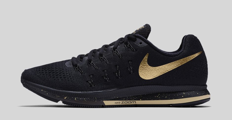 nike black and gold womens