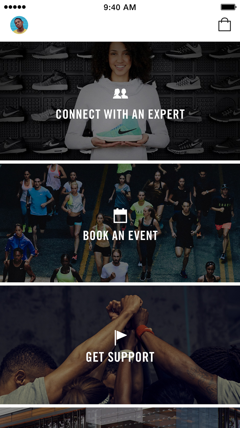 Nike New App iOS Android
