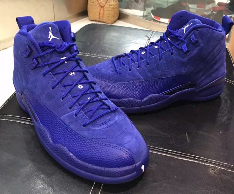 Air Jordan 12 Blue Suede Release Date - Sneaker Bar Detroit