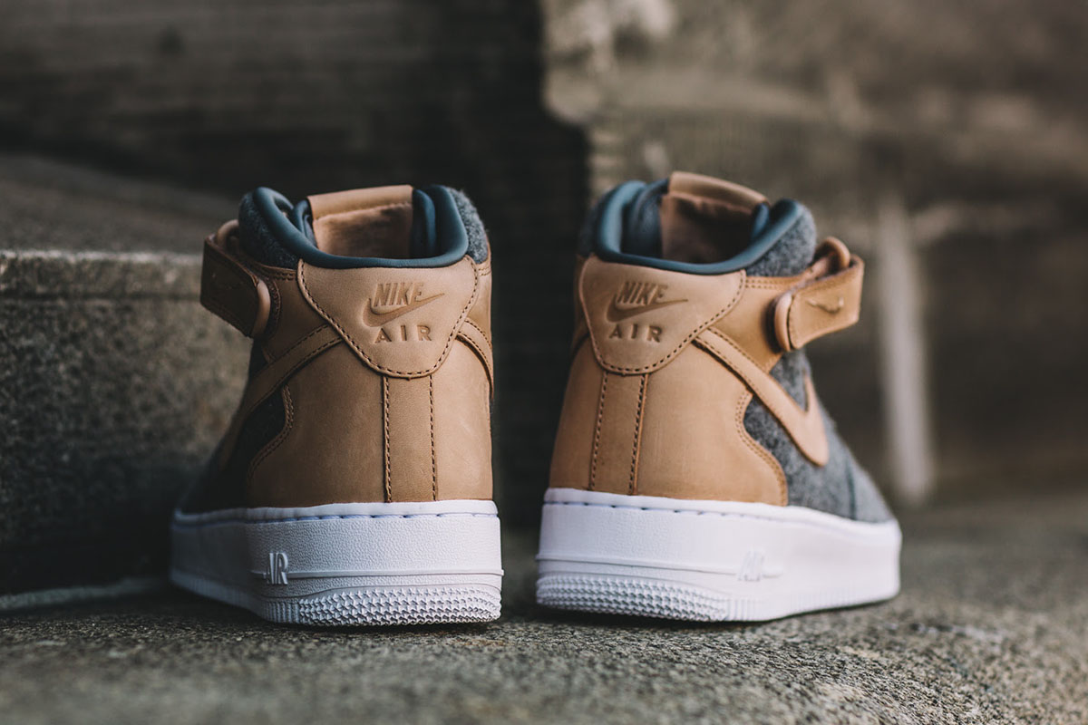 Nike Air Force 1 07 Mid Leather Premium Wool