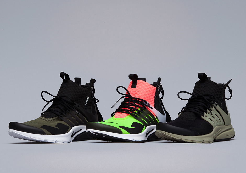 ACRONYM x Nike Air Presto Mid Collection Sneaker Bar Detroit