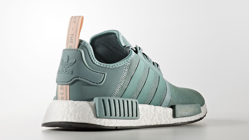 adidas nmd womens green and pink