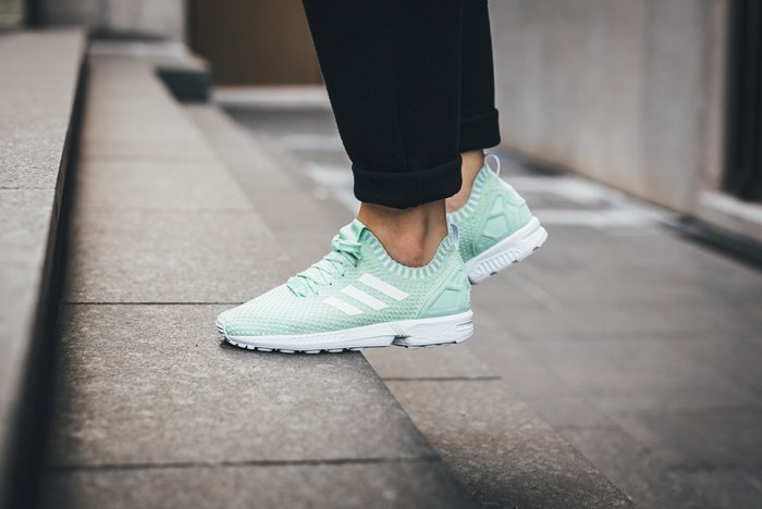 adidas zx flux blue and green