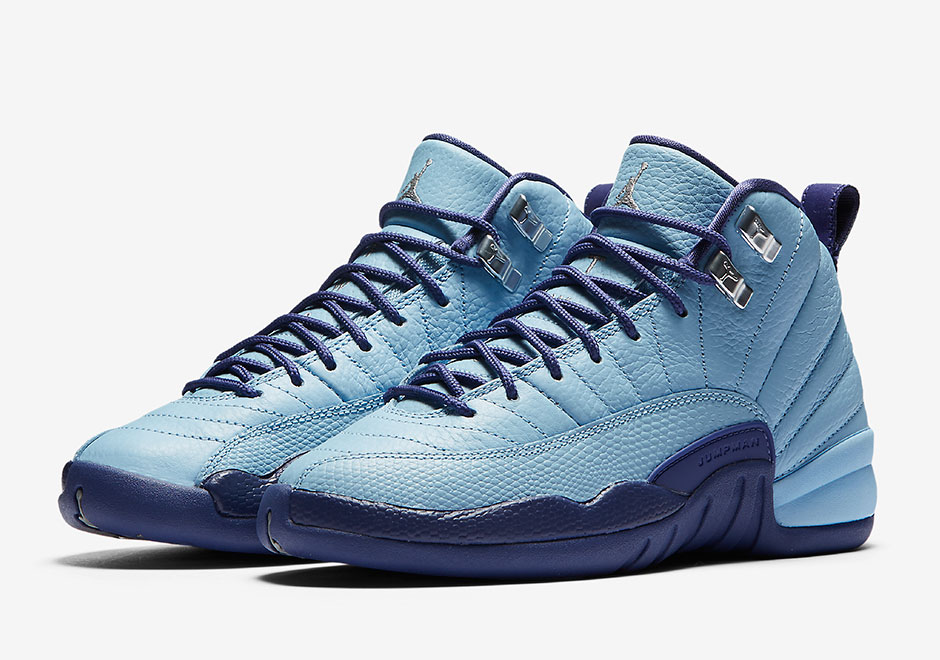 white and baby blue 12s