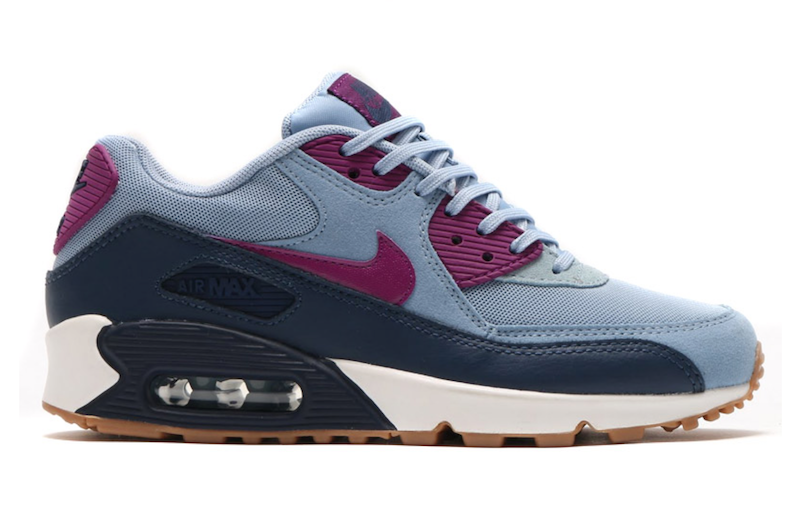 Nike Air Max 90 Essential Blue Grey Bright Grape - Sneaker Bar Detroit