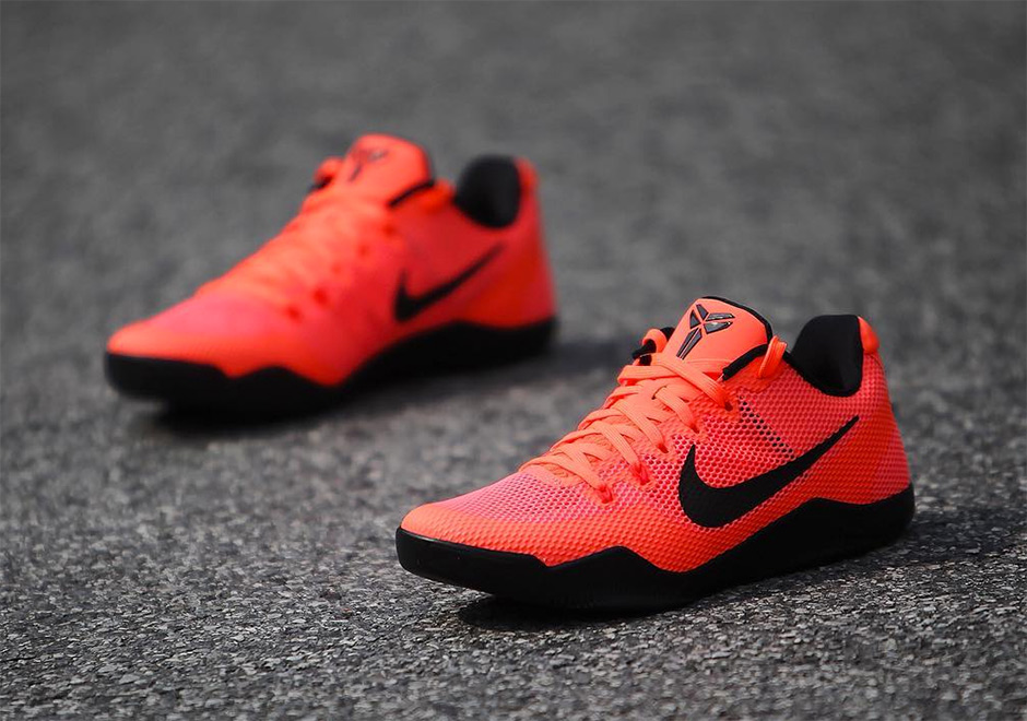 Nike Kobe 11 EM Barcelona Bright Mango Bright Crimson Release Date