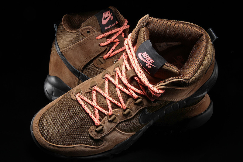 Nike SB Dunk High Boot Black Military Brown