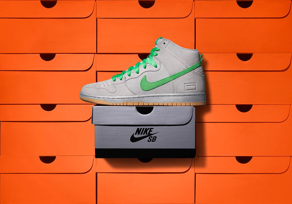 Nike SB Dunk High Premium Gray Box