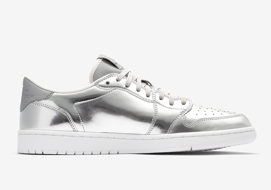 Air Jordan 1 Low Pinnacle Metallic Silver - Sneaker Bar Detroit