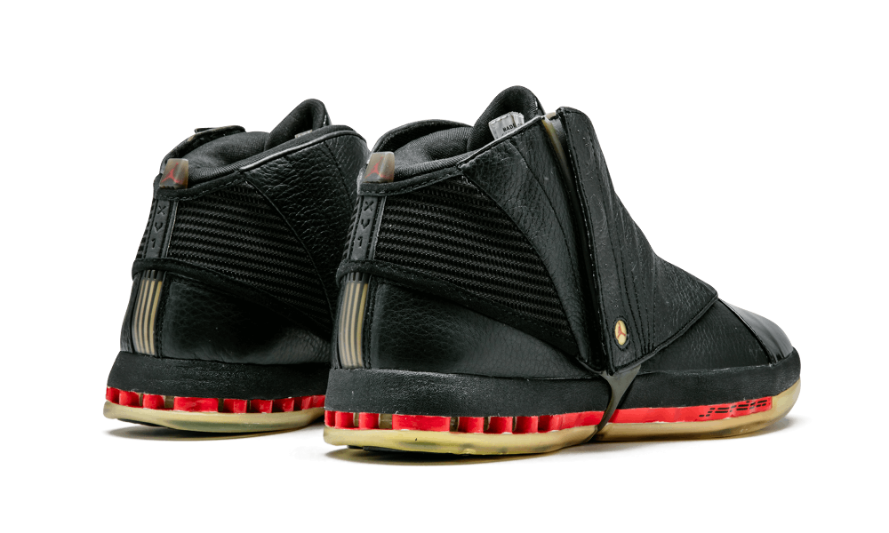 Air Jordan 16 Bred OG Black Varsity Red 