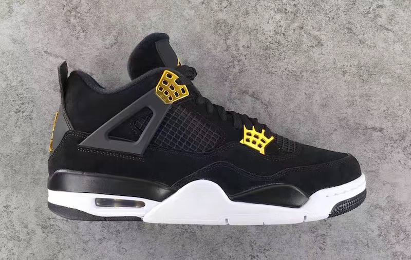 jordan 4s gold and black