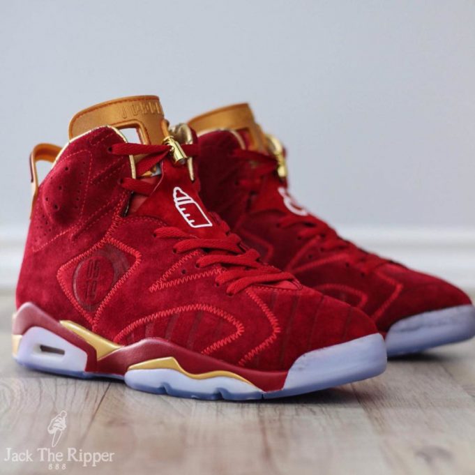 Air Jordan 6 Blood Red Doernbecher Custom - Sneaker Bar Detroit