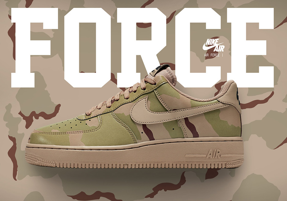 Nike Air Force 1 Low Reflective Desert Camo