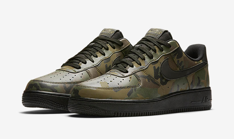 Nike Air Force 1 Low Reflective Green Camo