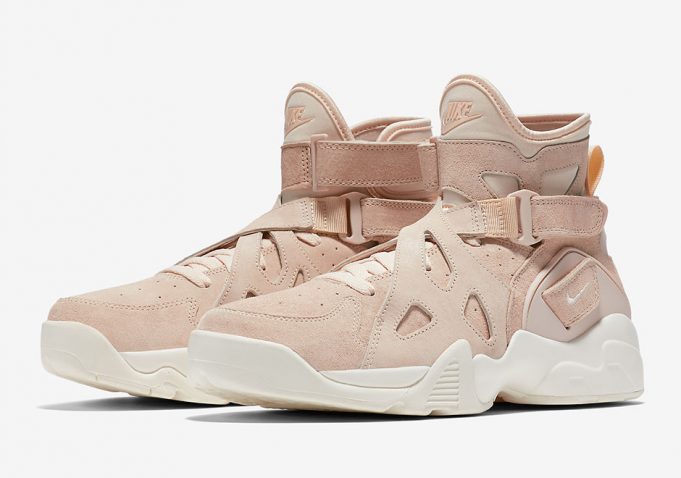nike air ribbed beige
