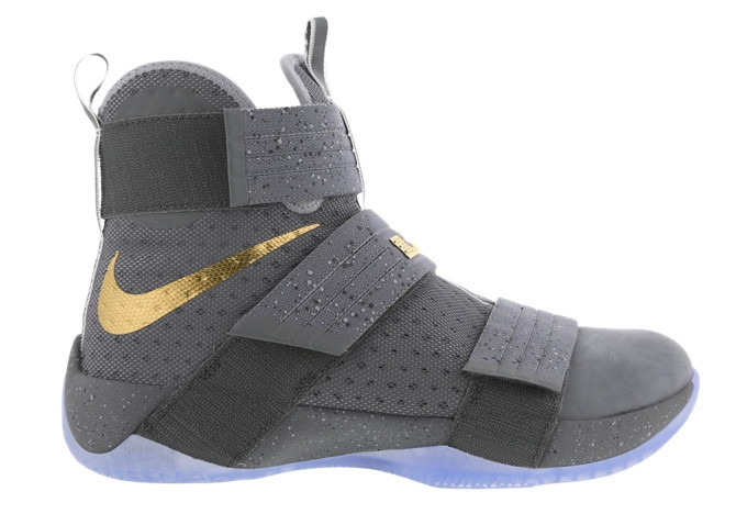 gray and gold nike shoes