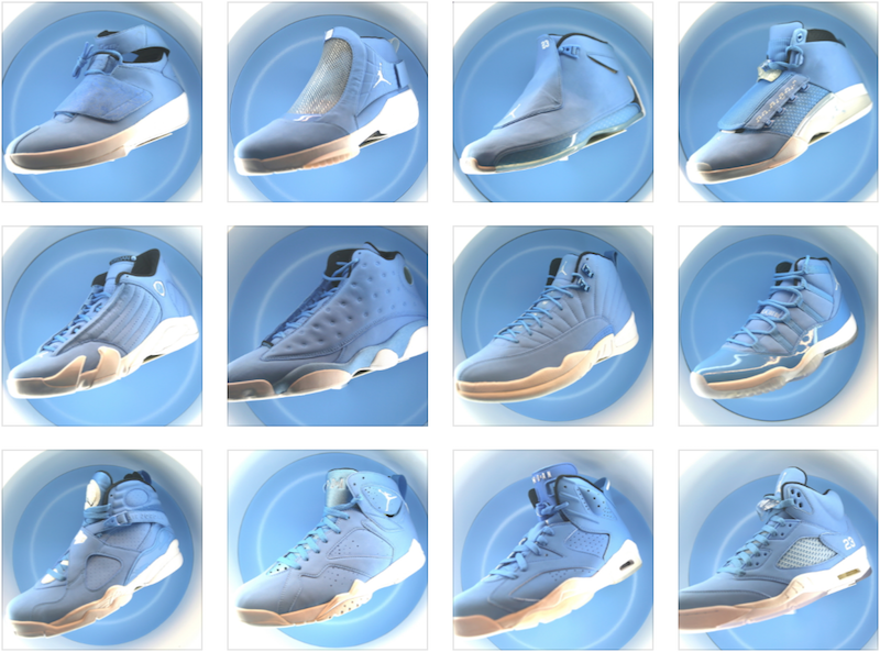 UNC Air Jordan Collection