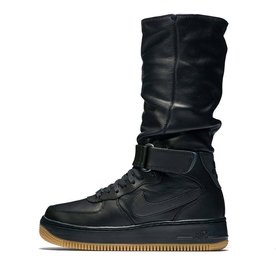 Nike Air Force 1 High Boost Black Gum
