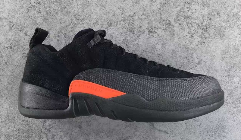 Air Jordan 12 Low Black Orange