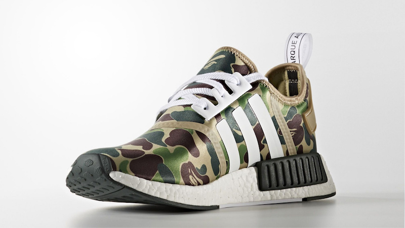 Adidas olive camo clearance nmd