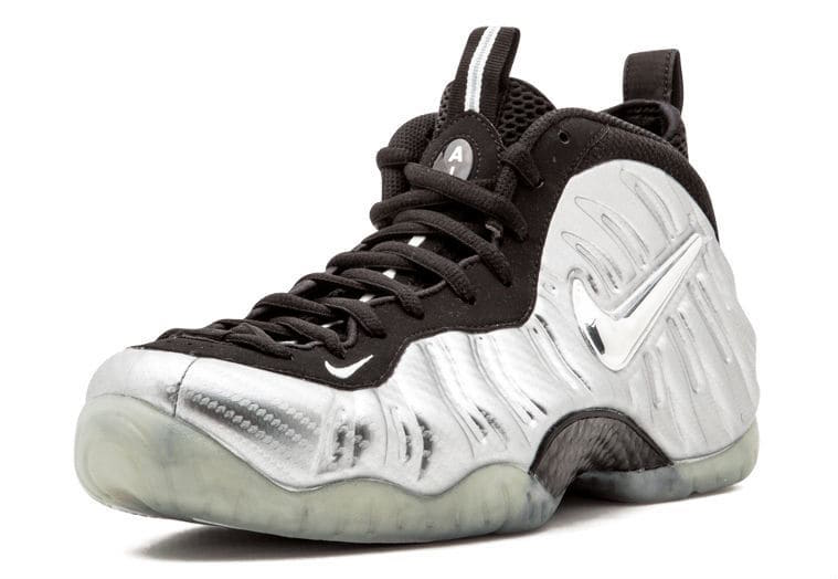 foamposites silver and black