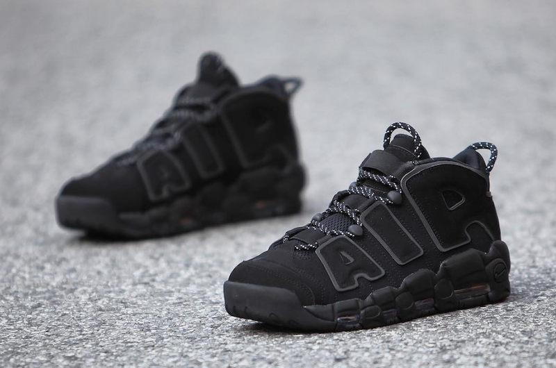 air more uptempo reflective on feet
