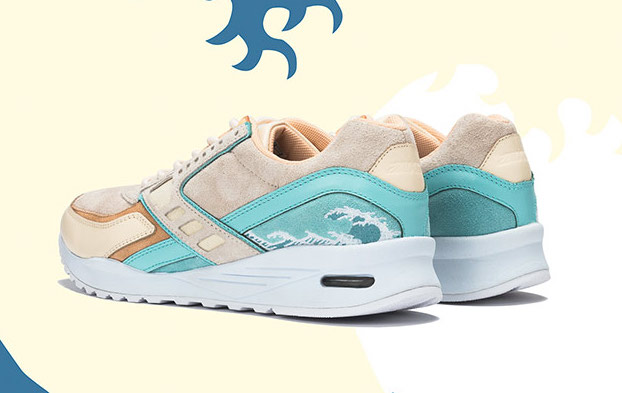Pink Dolphin Brooks Heritage Great Wave