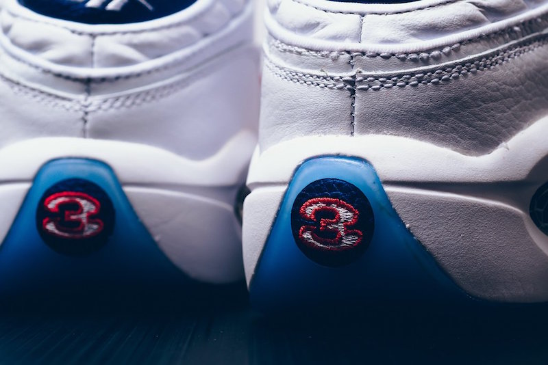 Reebok Question Mid OG White Pearlized Navy Red Blue Toe