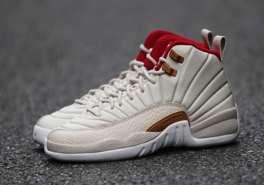 chinese jordan 12 red and white