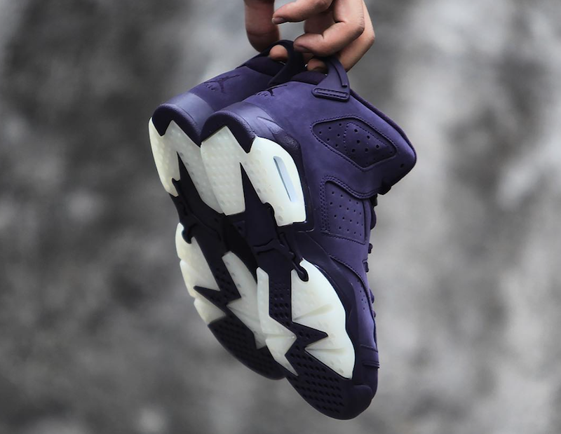 Air Jordan 6 GS Purple Outsole New Years Eve