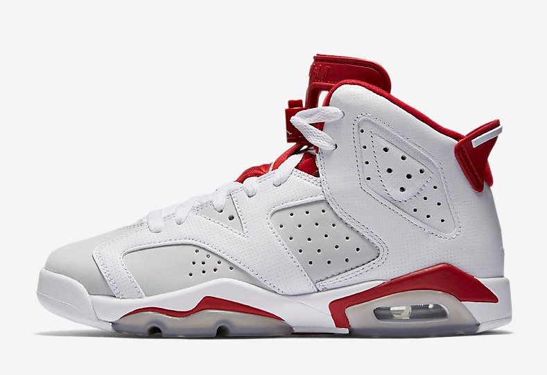 red and white 6's