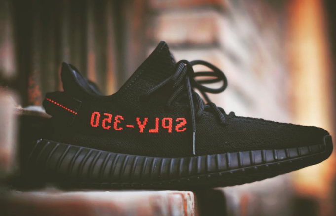 yeezy black red release