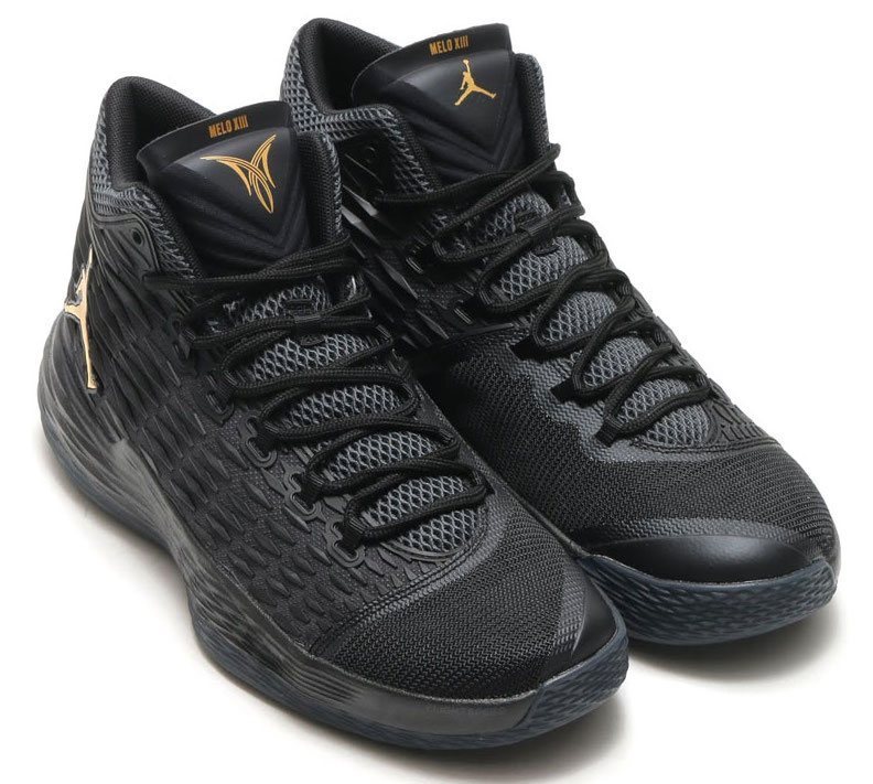 melo 13 black and gold