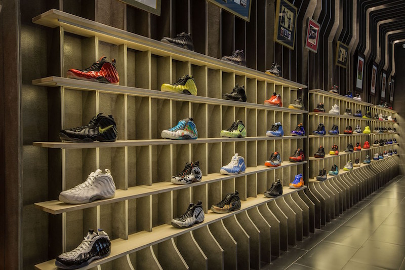 Nike Foamposite Display Shanghai - Sneaker Bar Detroit