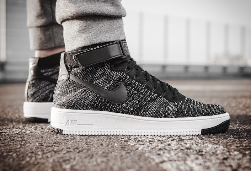 Nike Air Force 1 Ultra Flyknit Mid Oreo 817420-004